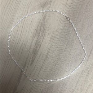 NWT! Luv Aj Silver Tennis Necklace